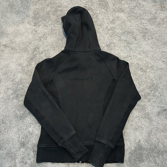 Lululemon Scuba Hoodie Womens Size 8 Black Full Zip Pockets Heavyweight W4755S - Picture 9 of 13